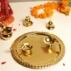 300-1_11zon-1.webp Brass Pooja Thali | Golden Pooja Thali Set | Complete Prayer Essentials | Upto 40% off