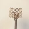 5470b32f-e58c-4126-91eb-bd3deb03d232.jpg Elegant Crystal Votive Candlestick - 9.5 ′′ Tall Silver-Toned Centerpiece