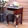 6709a3e0-c42c-4d20-be10-1fb3661356cb.jpg Wooden Bedside Table Brass