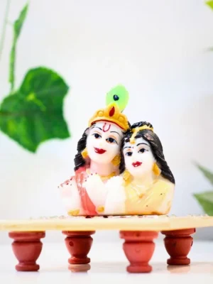 Marble Chowki Radha Krishna